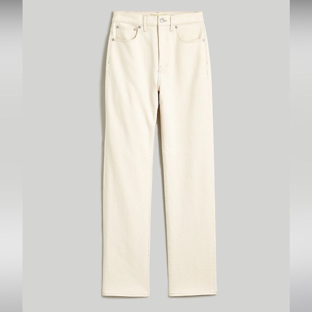 Madewell NWT 90s Straight Jeans Size 24 High Rise in Vintage Canvas - Picture 6 of 10